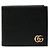 Gucci Portafoglio GG Marmont Nero Hardware Dorato - vista 2