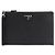 Prada Borsa Clutch Triangolo Logo Saffiano Nera Nero - vista 3