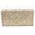 Jimmy Choo Clutch Catena Brillante Emie Bianco - vista 4