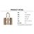 Chloé Logo Woody Medium Tote Bag Marrone - vista 11