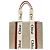 Chloé Logo Woody Medium Tote Bag Marrone - vista 6