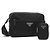 Prada Borsa a Spalla in Re-Nylon Nero - vista 7