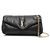 Saint Laurent Borsa media in pelle di agnello grana Nero - vista 4