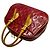 Louis Vuitton Borsa Tote Summit Drive Brevettata Rossa Rosso - vista 7