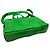 Cassette Bottega Veneta Borsa a tracolla in pelle intrecciata Parricat Verde - vista 5