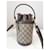 Gucci Mini borsa a secchiello Ophidia Marrone  - vista 2