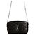 Saint Laurent Borsa a tracolla mini trapuntata con monogramma Nero - vista 6