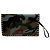 Valentino Clutch Camouflage in Tela Napa Rockstud Marrone