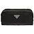 Prada Pochette Media Logo Triangolo Tesuto Nero