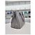 Prada Borsa tote e borsa a spalla Saffiano Lux grigia Marrone - vista 12