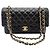 Chanel Clásico Medio Cordero Negro Condición