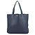 Borsa Tote Hermès Kara Double Sens 45 Blu - vista 2