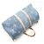 Sac Boston Keepall Bandoulière 45 en denim Monogram Louis Vuitton Bleu Marine - vue 9