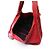Borsa a Spalla in Pelle Morbida Anagram Loewe Rosso - vista 11