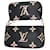Louis Vuitton Monogram Empreinte Multi Pochette Accessori Nero Beige - vista 4