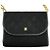 Borsa a spalla matelassé in jersey di cotone nero Chanel con catena - vista 4