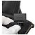 Clutch in pelle nera media con logo Gucci Nero - vista 6