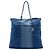 Chanel Blaue bedruckte Denim-Einkaufstasche