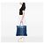 Chanel Blaue bedruckte Denim-Einkaufstasche - Ansicht 7