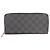 Louis Vuitton Zippy Wallet in Damier Graphite Black Damier ebene