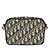 Borsa a spalla mini Dior Safari di Christian Dior Nero Beige - vista 4