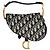 Mini borsa a mano Oblique Saddle Christian Dior Blu navy - vista 2