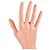Tiffany & Co. Platin Solitaire Ring mit Princess Cut Diamant - Ansicht 4