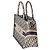 Borsa tote Book in jacquard obliquo Christian Dior Blu navy - vista 2
