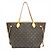 Borsa Tote Louis Vuitton Neverfull MM Marrone Monogramma