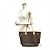 Borsa Tote Louis Vuitton Neverfull MM Marrone Monogramma - vista 2