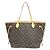 Borsa Tote Louis Vuitton Neverfull MM Marrone Monogramma - vista 3