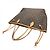 Borsa Tote Louis Vuitton Neverfull MM Marrone Monogramma - vista 4