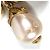 Bracciale Damier Pearl Louis Vuitton D'oro - vista 3