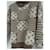Louis Vuitton Monogram Jacquard Pullover Braun Weiß  - Ansicht 4