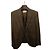 Blazer de Lana Saint Laurent Negro Gris