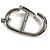 Ring Hermès HERMES Logo Chaine d'Ancre Portachiavi Catena Argento - vista 9