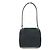 Bulgari Borsa a spalla con pattina in pelle nera e tela Bvlgari Nero - vista 2