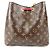 Néonoé Borsa a Spalla NeoNoe Monogram Louis Vuitton Marrone Rosa - vista 2