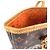 Borsa a Spalla Neverfull MM Catgram Monogram Louis Vuitton Marrone Arancione - vista 10