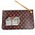 Borsa a Spalla Neverfull MM Catgram Monogram Louis Vuitton Marrone Arancione - vista 17