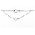 Collana Cartier C Heart 750 Oro Bianco Argento Metallico - vista 4