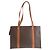 Céline Celine Macadam PVC Leder Schultertasche Braun - Ansicht 2