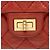 Gabrielle Borsa a doppio flap Reissue 226 in pelle di vitello invecchiata Chanel Rosso - vista 9