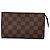 Bucket Pochette con zip Marais in Damier Louis Vuitton Marrone