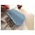 Hermès clochette, zipper pull, and lock for high strap, new, blue denim, Togo leather  - view 4