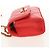 Chanel Trendy CC Clutch mit Kette aus gestepptem Lammleder klein Rot - Ansicht 3