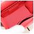 Chanel Trendy CC Clutch mit Kette aus gestepptem Lammleder klein Rot - Ansicht 5