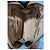 Borsa Boston in pelle Visetos Signature MCM Cognac - vista 10