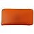 Azap Cartera larga de cuero Epsom naranja Hermès