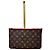 LOUIS VUITTON Monogram Neverfull MM GM Pochette/Borsa Marrone